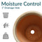 Sunnydaze Resort Glazed Ceramic Planter with Drainage Holes - Set of 2