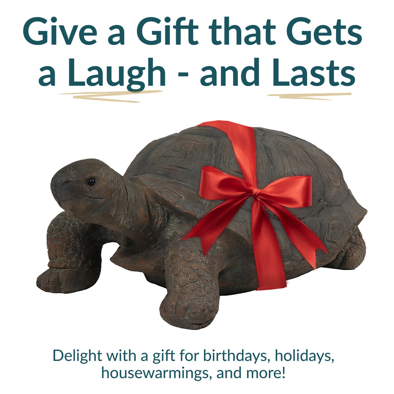 Sunnydaze Todd the Tortoise Indoor/Outdoor Garden Statue - 30"