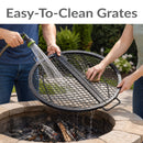 Sunnydaze Round Folding Camping Grill Grate