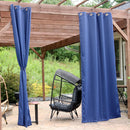 Sunnydaze Outdoor Blackout Curtain Panels with Grommet Top