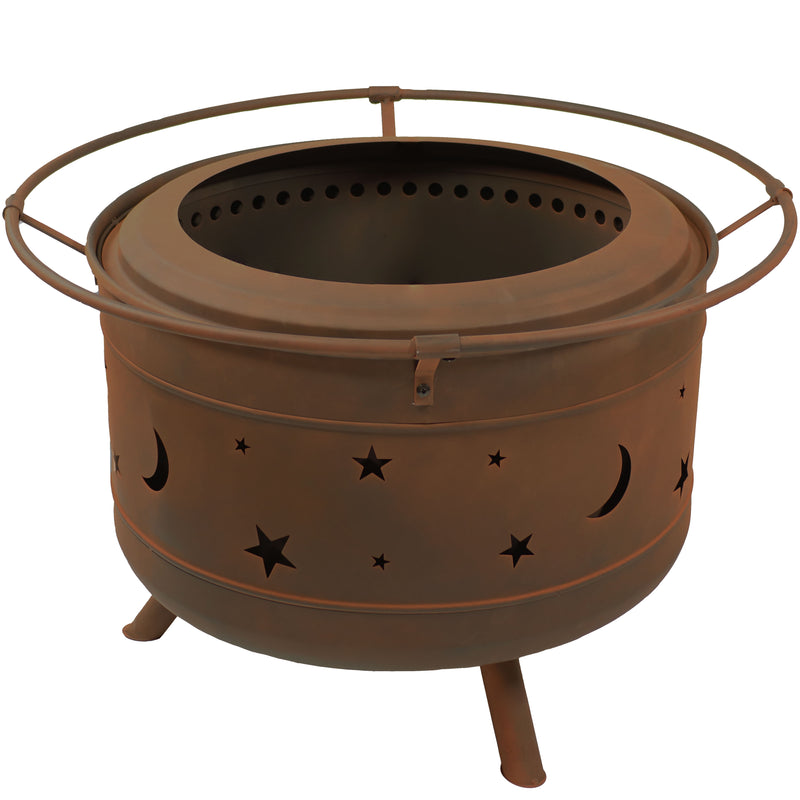 Sunnydaze Cosmic Outdoor Smokeless Fire Pit - 30"