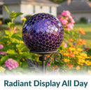 Sunnydaze 10-Inch Glass Gazing Globe for Garden or Backyard