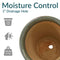 Sunnydaze Studio Glazed Ceramic Planter with Drainage Holes - Set of 2