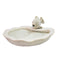 Sunnydaze Glazed Ceramic Fish Outdoor Water Fountain - 7"