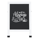 Sunnydaze 30" x 20" A-Frame Chalkboard Sign