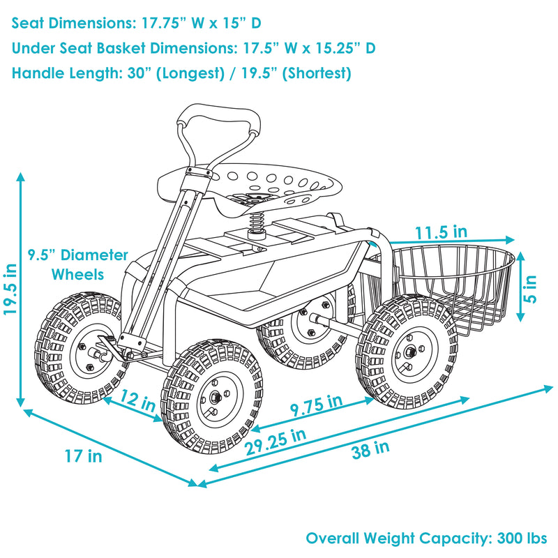 Image showing the overall product dimensions including height, depth and width.