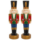 Sunnydaze Tommy the Toy Soldier Christmas Nutcracker Statue - 37" H