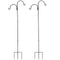 Sunnydaze Double Shepherd Hooks, Set of 2