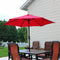 Sunnydaze 7.5' Aluminum Patio Umbrella with Tilt and Crank