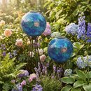 Sunnydaze 10-Inch Solar Glass Gazing Garden Globe