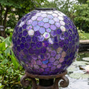 Sunnydaze 10-Inch Solar Glass Gazing Garden Globe