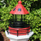 Sunnydaze Solar Striped LED Lighthouse Outdoor Decor - 36"