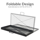 Sunnydaze Folding Camping Grill Grate