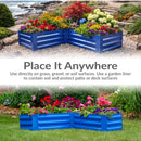 Sunnydaze Galvanized Steel Raised Garden Bed
