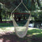 Sunnydaze Hanging Cabo Extra Large Hammock Chair - Cream