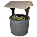 TankTop Covers Wishing Well Planter Septic Cover with Base and Roof