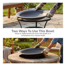 Sunnydaze Outdoor Fire Pit Bowl Replacement for DIY or Existing Stand