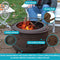 Sunnydaze Cosmic Outdoor Smokeless Fire Pit - 30"