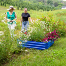 Sunnydaze Galvanized Steel Raised Garden Bed