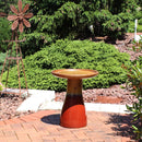 Sunnydaze Glazed Ceramic Outdoor Bird Bath - 18"