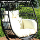 Sunnydaze Outdoor Egg Chair Cushion Replacement for Penelope and Oliver