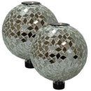 Sunnydaze 10-Inch Solar Glass Gazing Garden Globe
