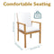 Sunnydaze Rodanthe Outdoor Patio Dining Chairs with Cushions - Set of 2