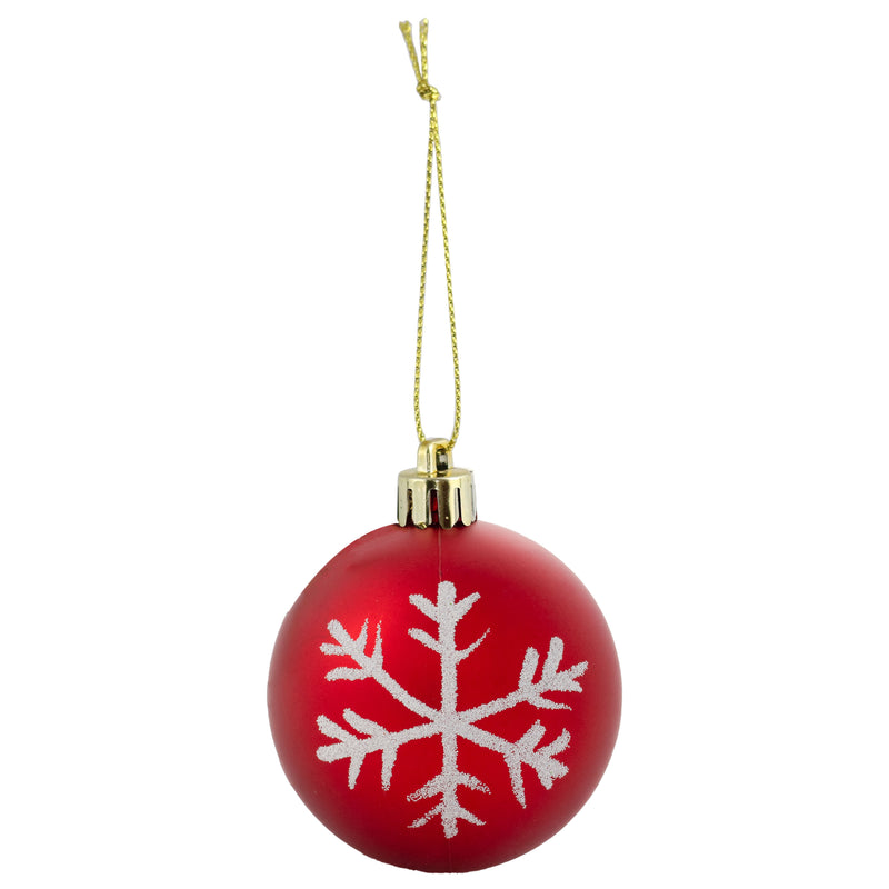 Sunnydaze Winter Wonderland 100ct Christmas Ornament Balls