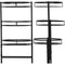 Sunnydaze Black 3-Tiered Planter Stand - 22" H - Set of Two