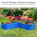 Sunnydaze Galvanized Steel Raised Garden Bed