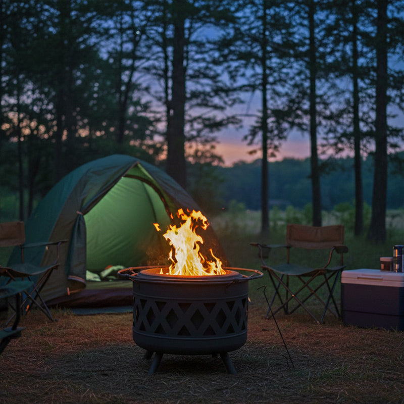 Sunnydaze Crossweave Outdoor Smokeless Fire Pit - 30
