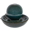 Sunnydaze Indoor Ceramic Tabletop Water Fountain with Orb - 7-Inch