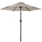 Sunnydaze Aluminum 7.5 Foot Patio Umbrella with Tilt & Crank