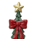 Sunnydaze 37" Christmas Tree Statue with Star & Ribbon - MgO