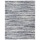 7x10 Sunnydaze Allusive Boundaries Indoor Area Rug in Midnight