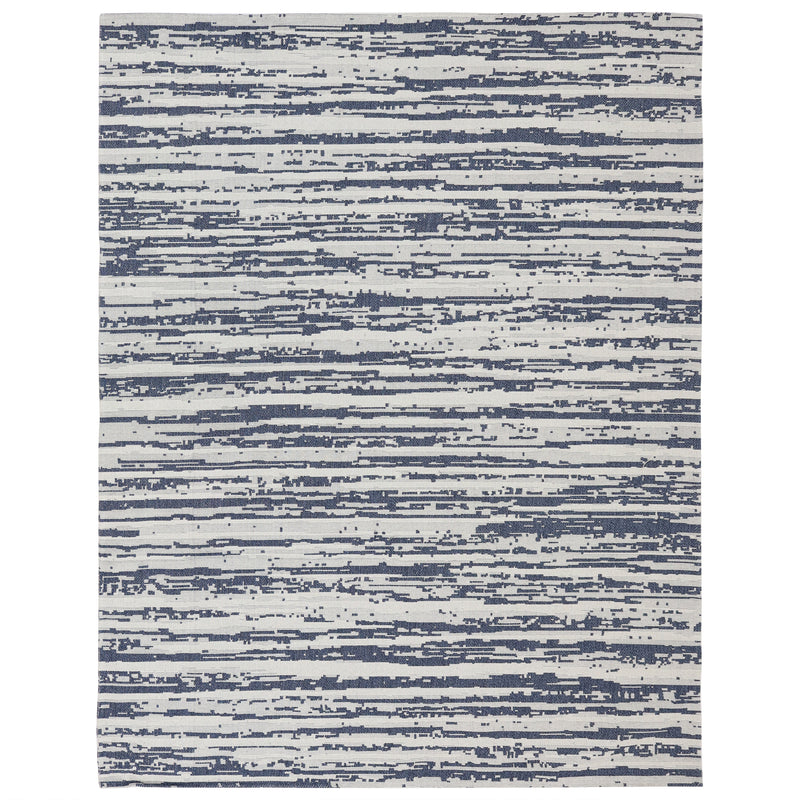 7x10 Sunnydaze Allusive Boundaries Indoor Area Rug in Midnight