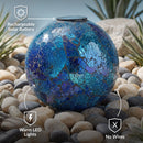 Sunnydaze 10-Inch Solar Glass Gazing Garden Globe