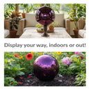 Sunnydaze 10-Inch Outdoor Glass Gazing Globe for Garden