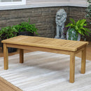 teak wood outdoor coffee table