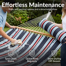 Sunnydaze 2-Person Quilted Fabric Double Hammock with Pillow