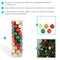 Sunnydaze Holly Jolly 50pc Christmas Ornament Balls