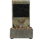 Sunnydaze Half Moon Slate Tabletop Fountain - 16"