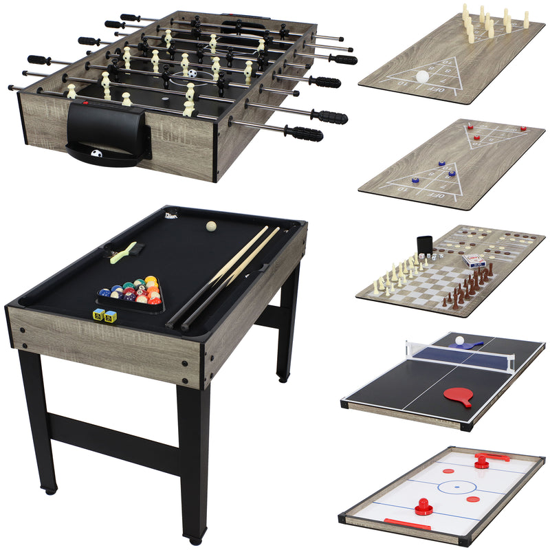 Sunnydaze 10-in-1 Multi-Game Table - 49.5"