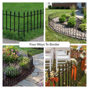 Sunnydaze Roman Garden Border Fence Set
