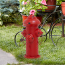 Sunnydaze Fire Hydrant Dog Pee Post Metal Garden Statue