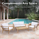 Sunnydaze Bodie 3-Piece Patio Furniture Set - Outdoor Patio Conversation Set