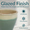 Sunnydaze Chalet High-Fired Glazed Ceramic Planter - 14.5"