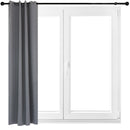 Sunnydaze Outdoor Blackout Curtain Panels with Grommet Top