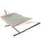 Sunnydaze Cotton Rope Hammock with Stand, Pad, & Pillow - 275 Pound Capacity