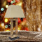 Sunnydaze Open Rectangle Side Table Lamp - Indoor or Outdoor - 31" H